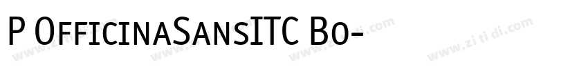 P OfficinaSansITC Bo字体转换